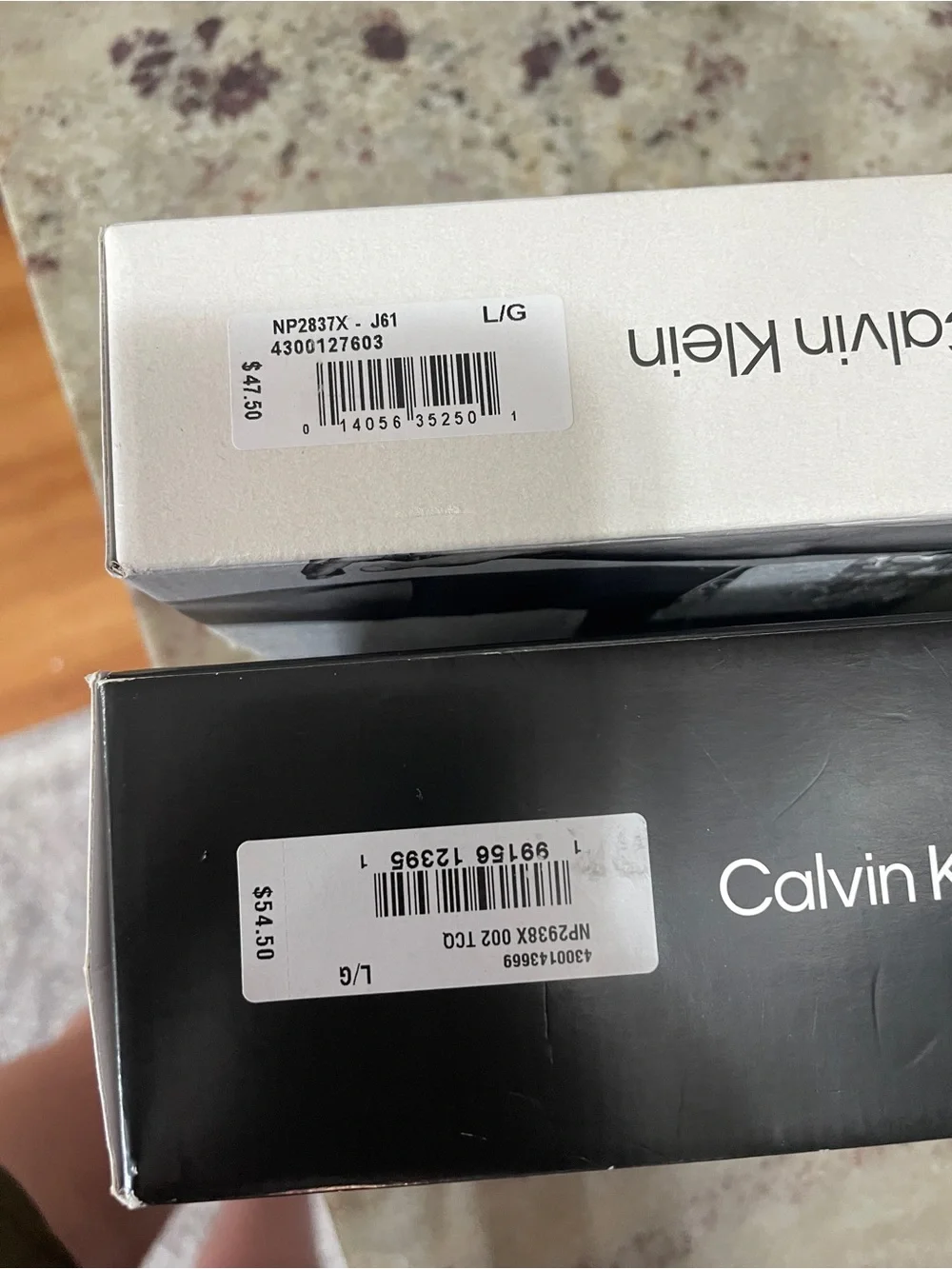 Two Packs of 4 Calvin Klein Men’s Microfiber Stretch Boxer Briefs